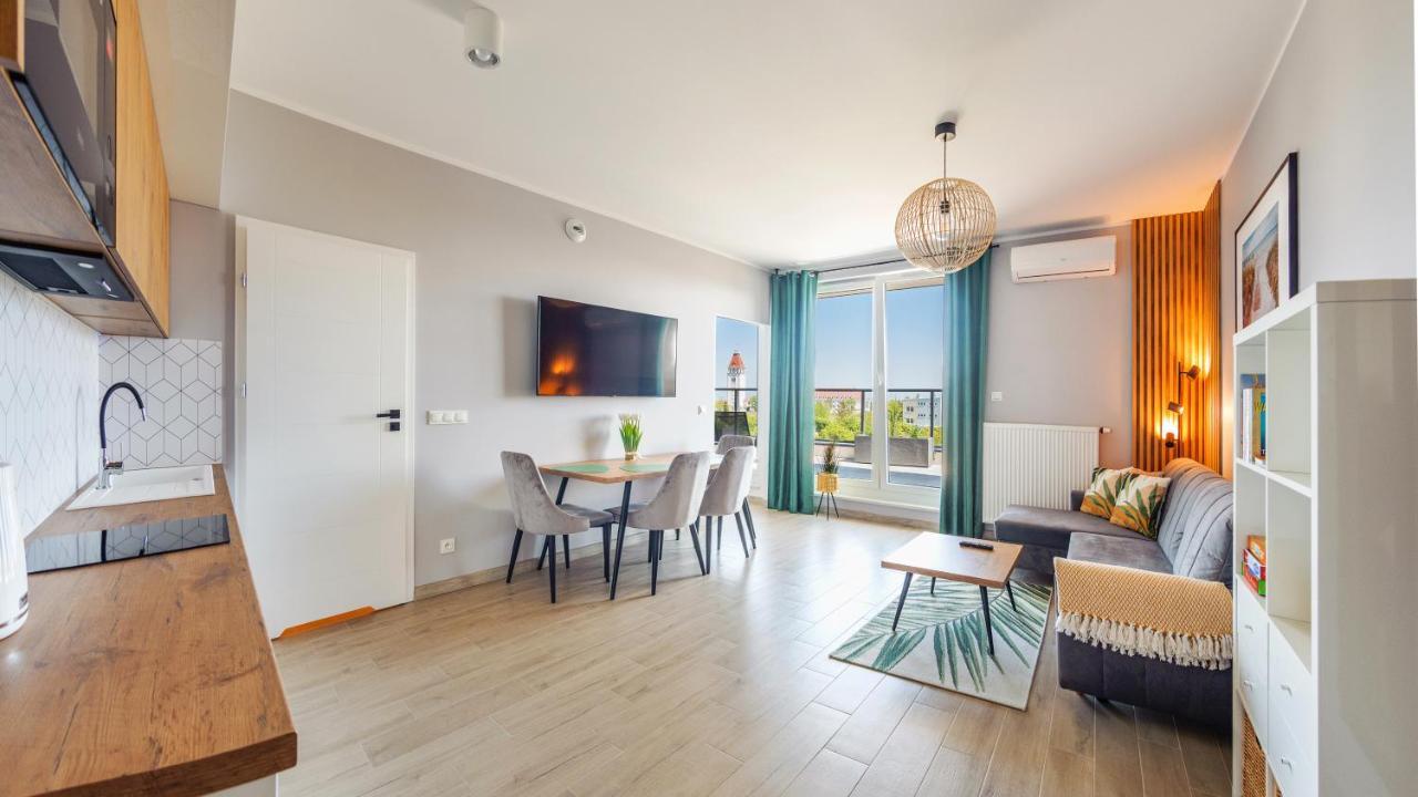 Apartamenty Delux Sun & Snow Nowe Hallerowo Z Przestronnym Tarasem - Blisko Centrum Władysławowo المظهر الخارجي الصورة